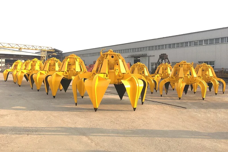 5 Ton Metal Crane Scrap Grab Bucket