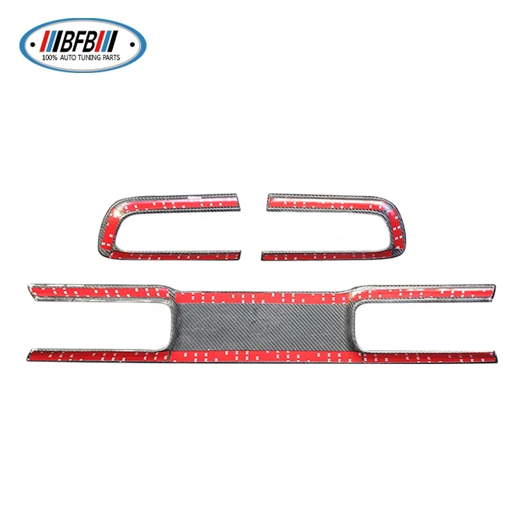 Dry Carbon Fiber Trunk Cover Lamp Cover For Dodge Challenger 2015-2019