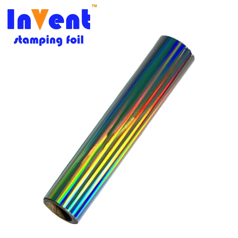 INVENT FOIL Silver Holographic Heat Transfer Foil Laser Hot Stamping Foil For Fishing Lures