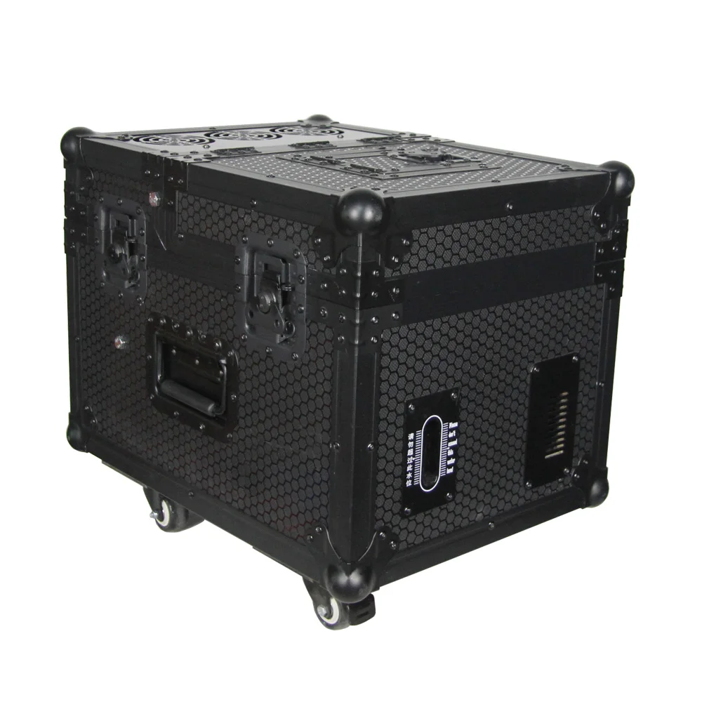 650w oil besed haze machine dual hazer machine fog smoke machine DMX512 with Flight case for bars light show ktv music festivals