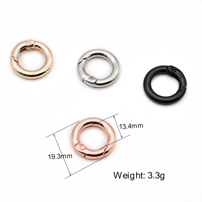 Factory custom minimum size spring open ring for wire diameter 3.5mm ring wholesale