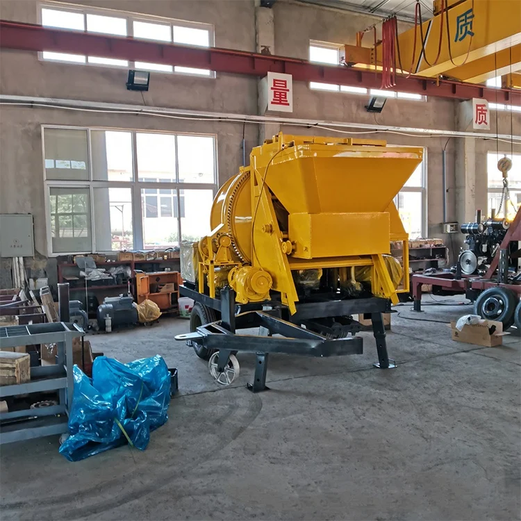High quality Portable Concrete Mixer Pump Truck Mounted Small Concrete Mixer Pump