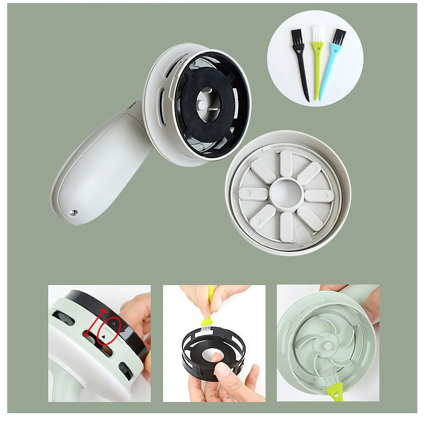 Desktop Vacuum Cleaner Usb Rechargeable Wireless Portable Electric Mini 2 In 1 Air Blower Cordless Computer Keyboard Duster