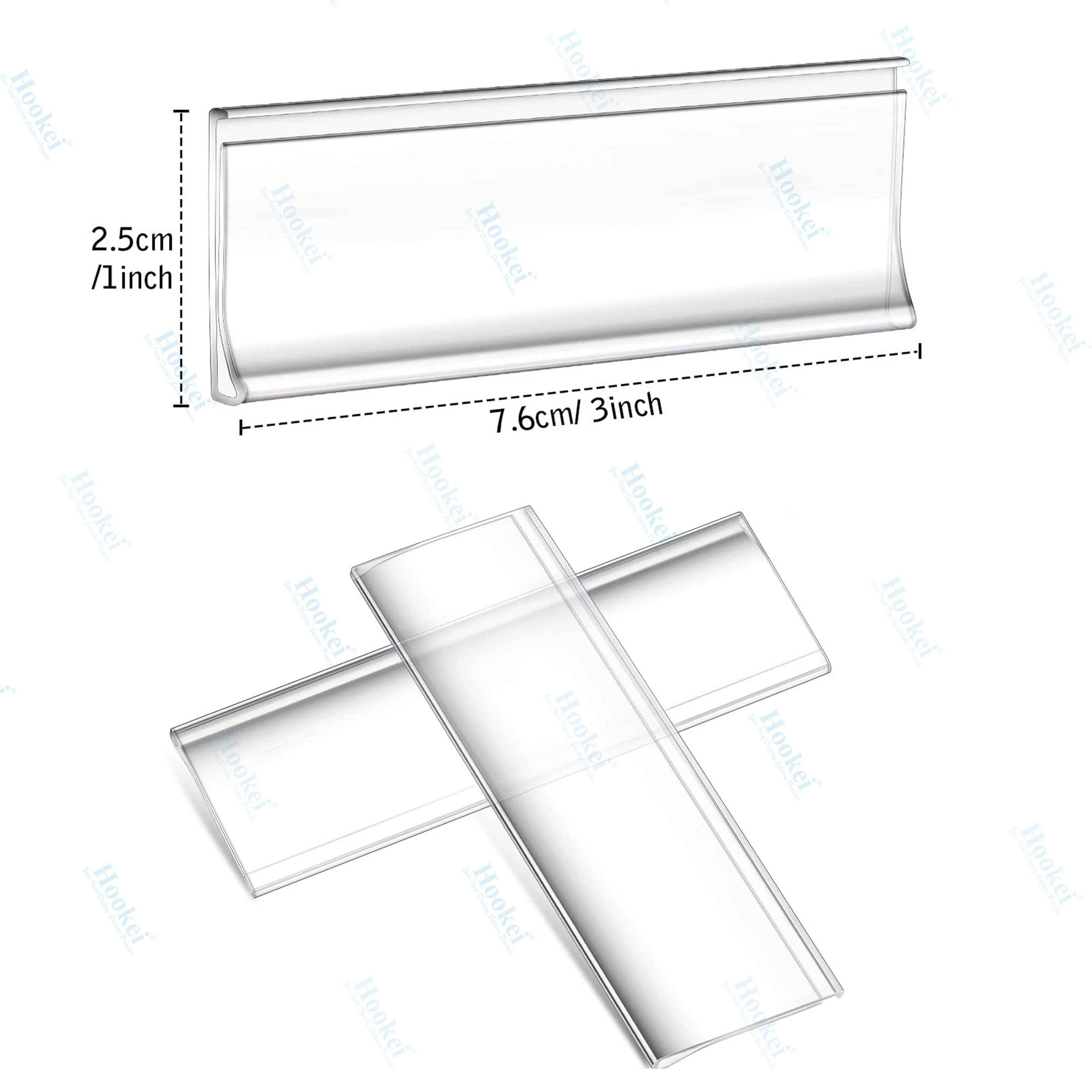 Shop Clear Acrylic Plastic Price Tags Shelf Talker Label Advertising Price Sign Holder Display Label Holder