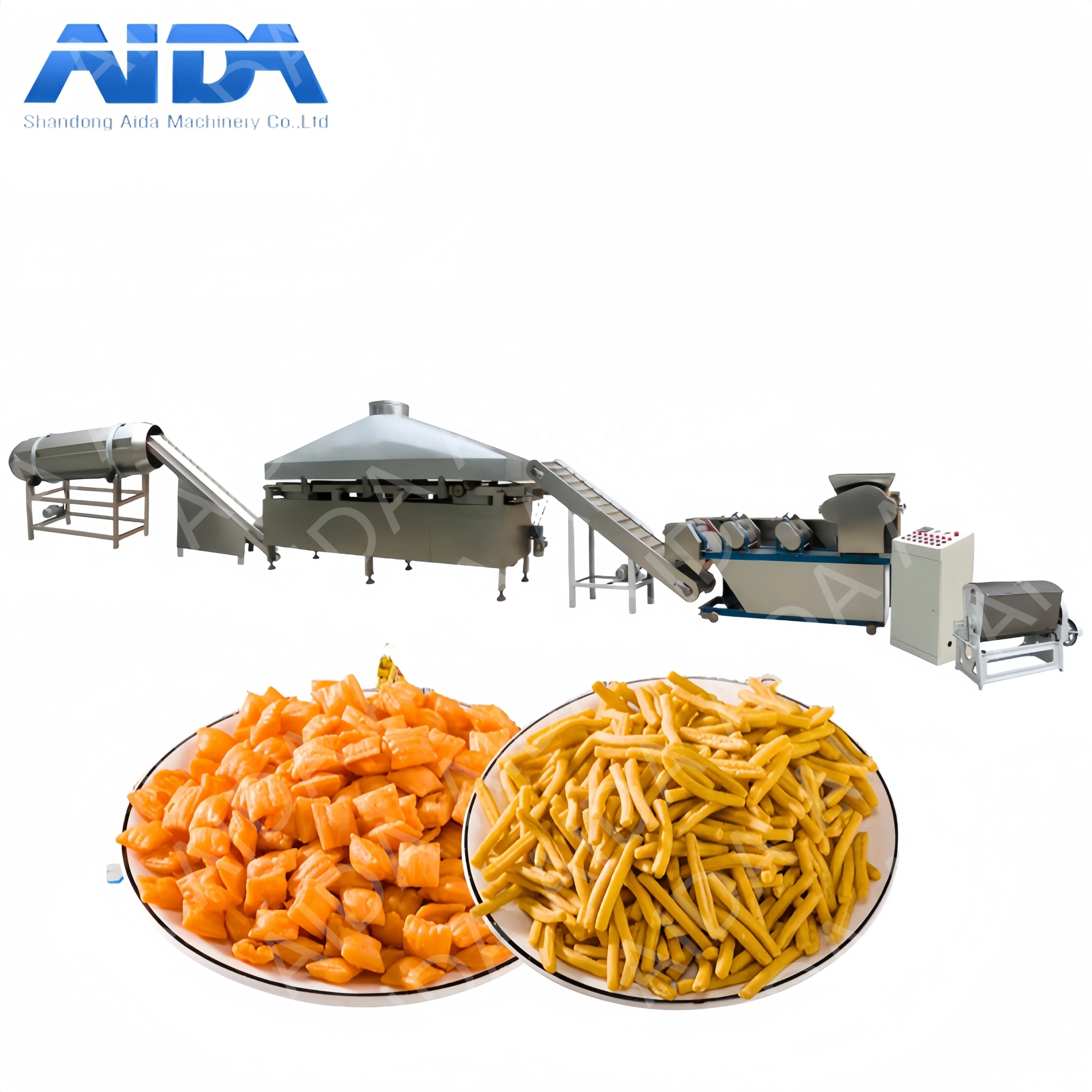 Fully automatic 100KG deep fried Mimi strip production line