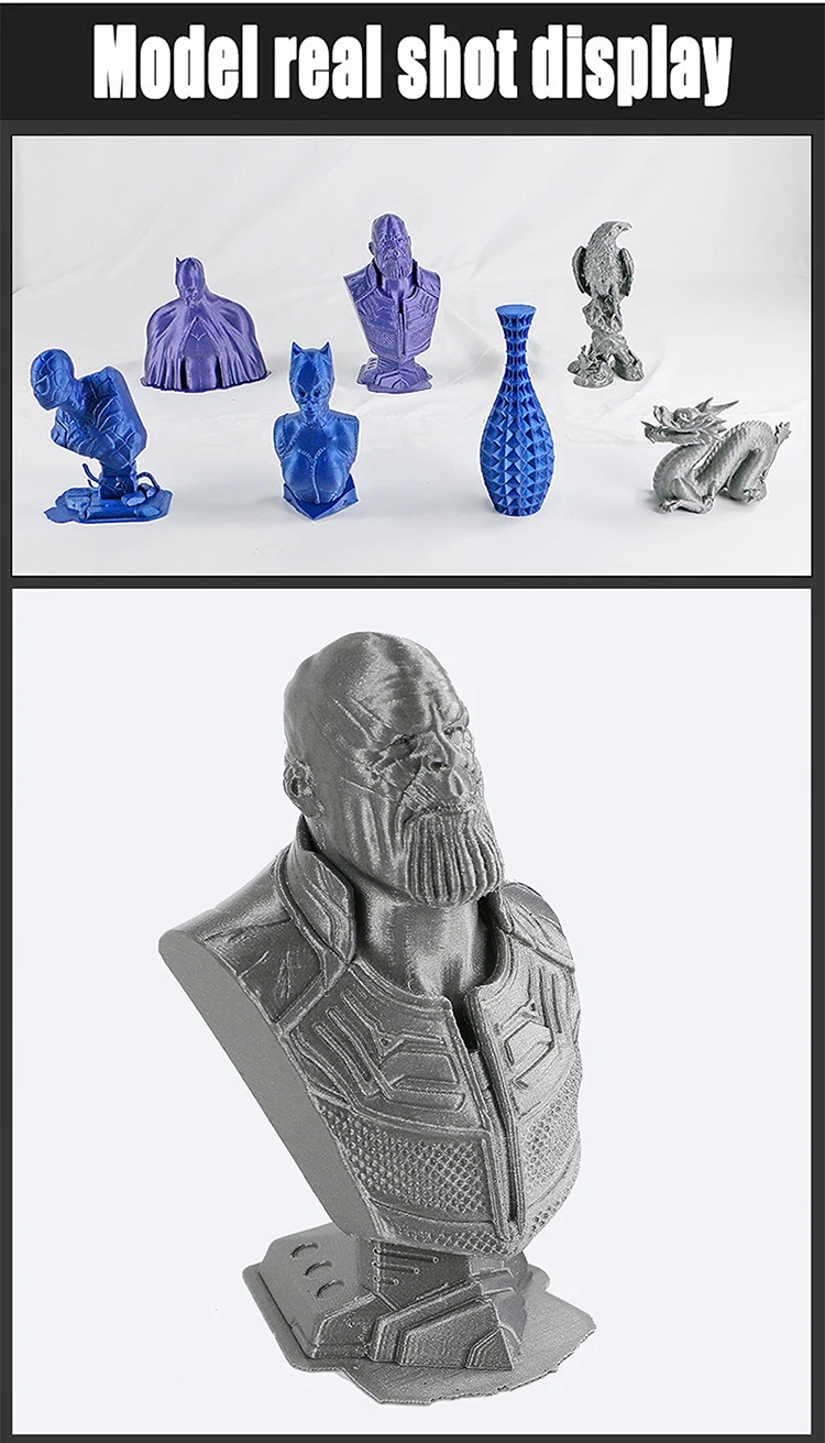 High Precision FDM 3D Printer with 1-Year Warranty Automatic Grade Works with Different Filament 220*220*250mm Size for Home Use