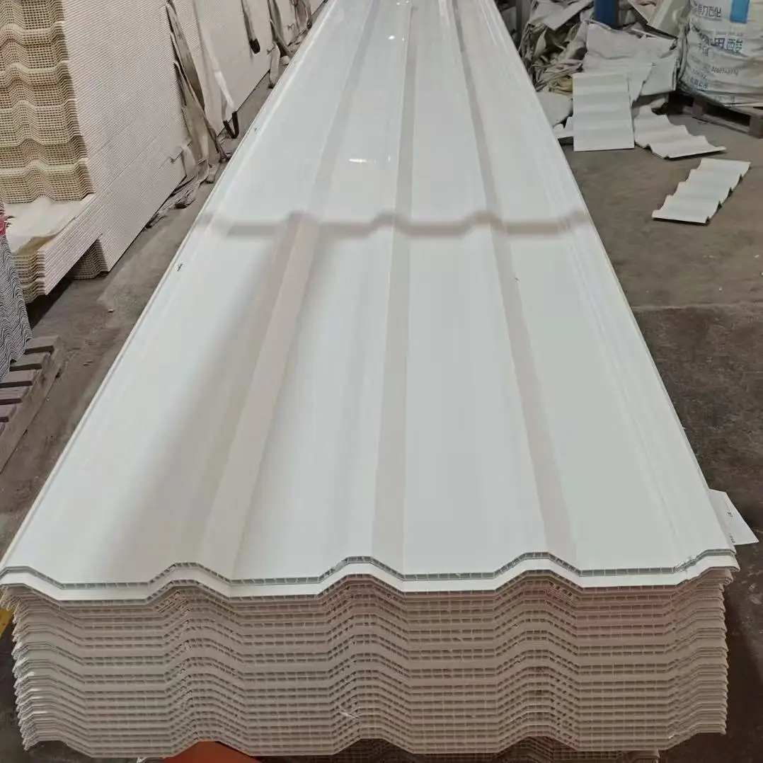 Factory Direct Wholesale Cheap Anti Corrosion Insulation PVC Hollow Roof Sheet