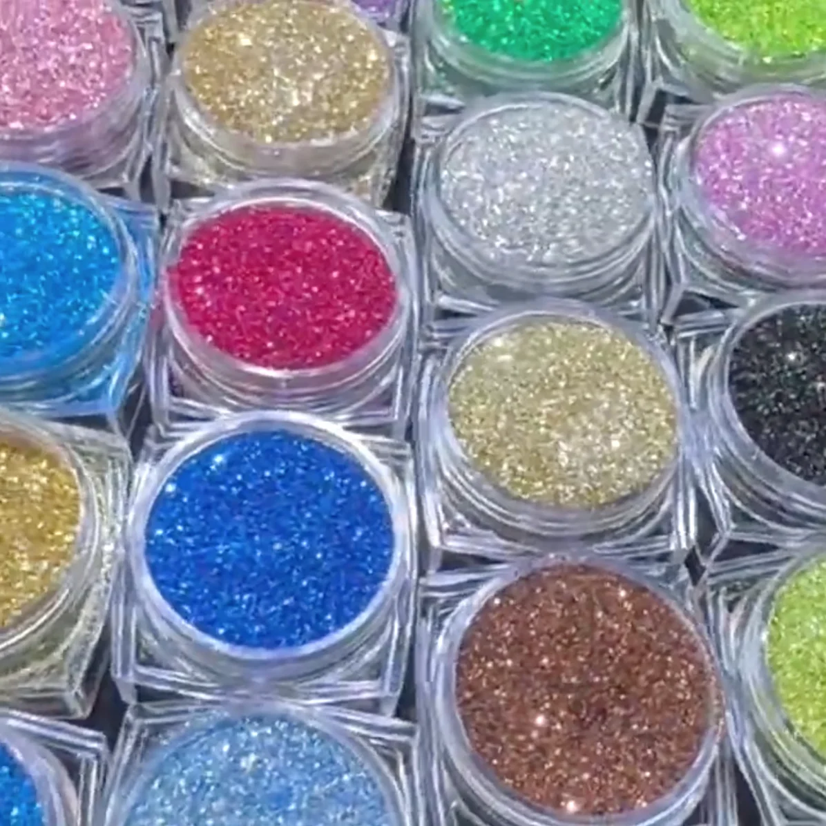 50g Plant fiber no plastic biodegradable Eco-friendly glitter powder handmade Loose glitter powder