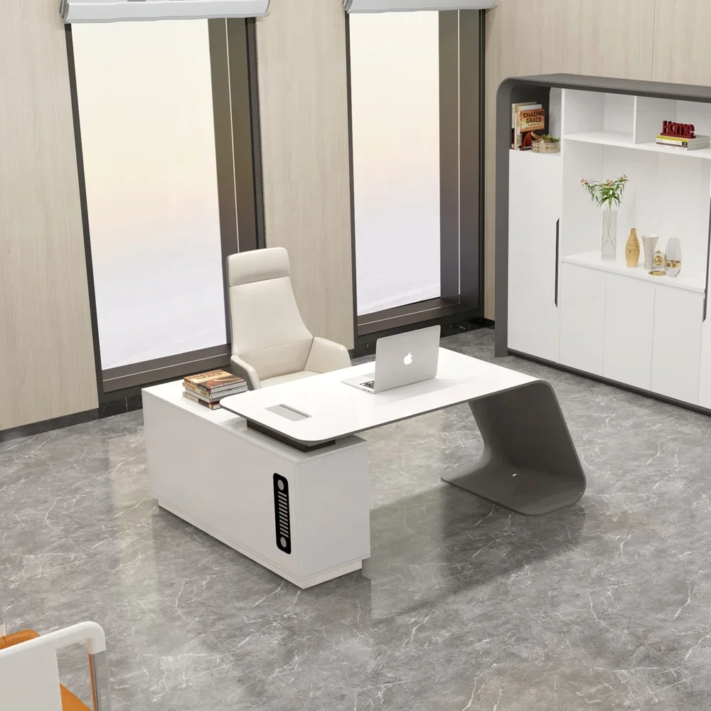 Современная простая дешевая глянцевая краска для выпечки небольшая офисная мебель домашняя спальня Офисная Настройка Рабочий стол
