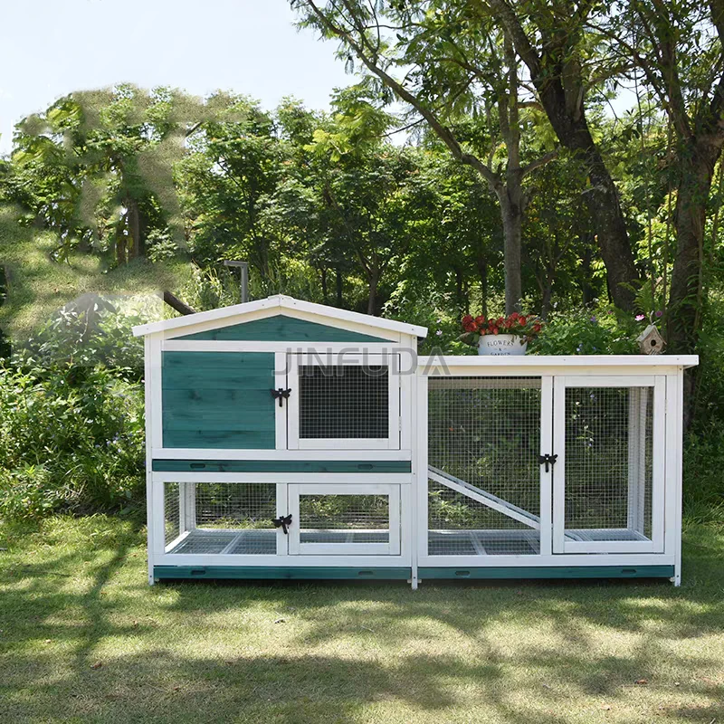 High quality wooden chicken coop for - 6 chickens large outdoor hutch with nest box for chicken