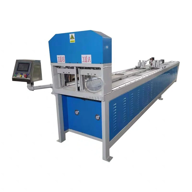 automatic manual square round tube hole hydraulic punching cutting machine cnc plc with competitive price and high