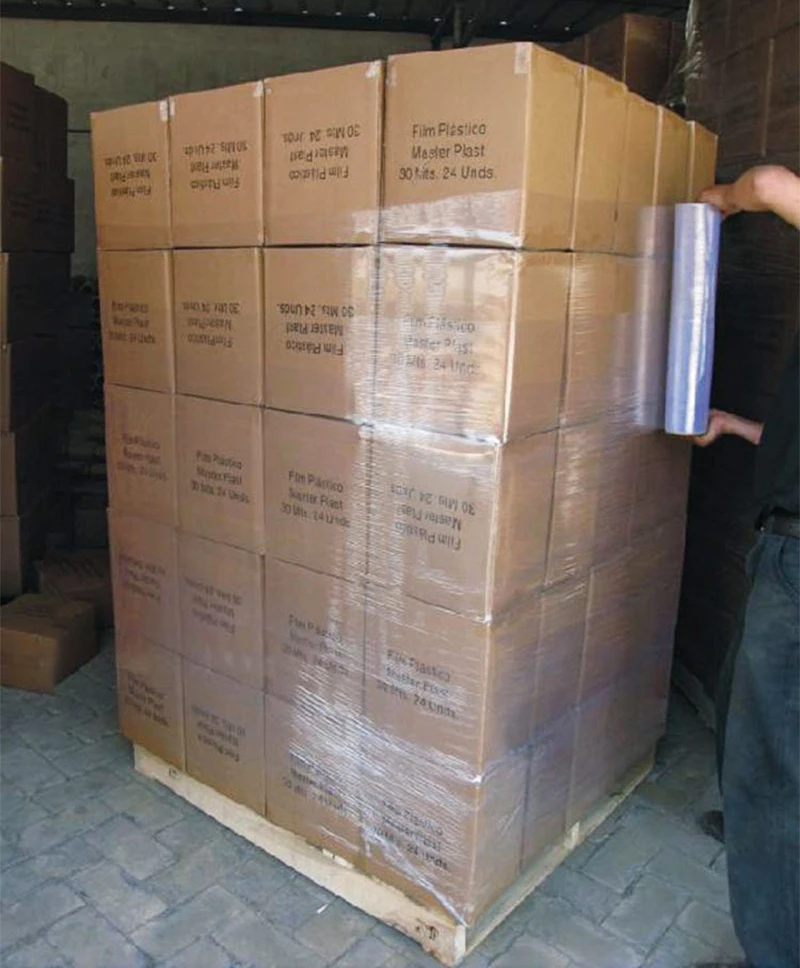Blue Stretch Film Pallet Wrap Film Malaysia India China Manufacturer