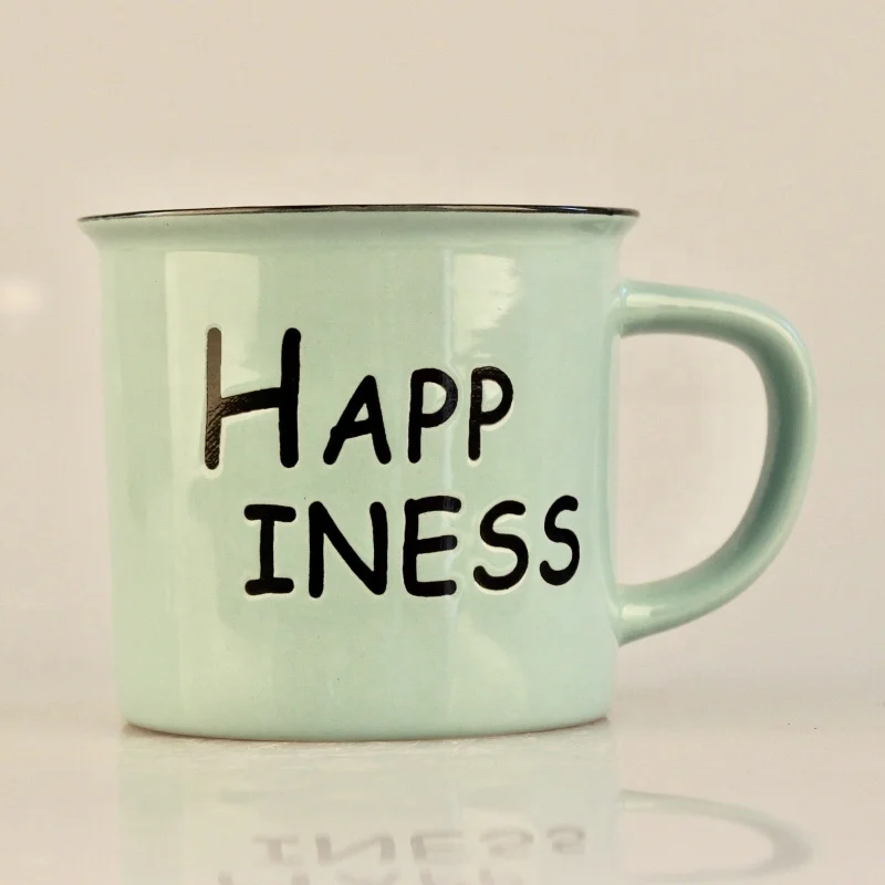 Custom ceramic mugs, ceramic mugs for promotion, color glazed ceramic mug