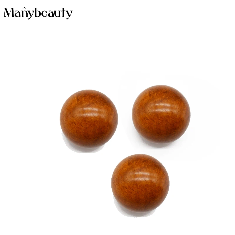 60mm Health Exercise Baoding Balls Natural Wooden Finger Massage Stress Relief Meditation Handball Fitness Ball Health Care