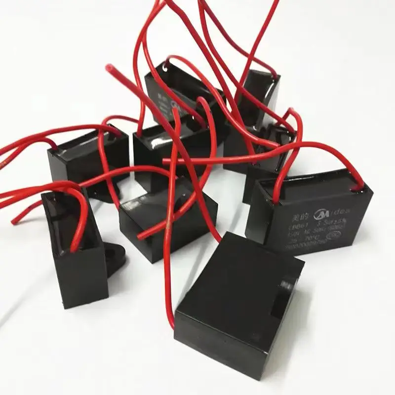 Polypropylene film electric fan parts Fan capacitor cbb61 for fan motors made in China