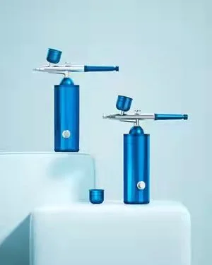 Zkagile High Pressure Oxygen Spray Beauty Facial Spray Skin Hydrating Beauty Device Blue Oxygen Injection Water Meter