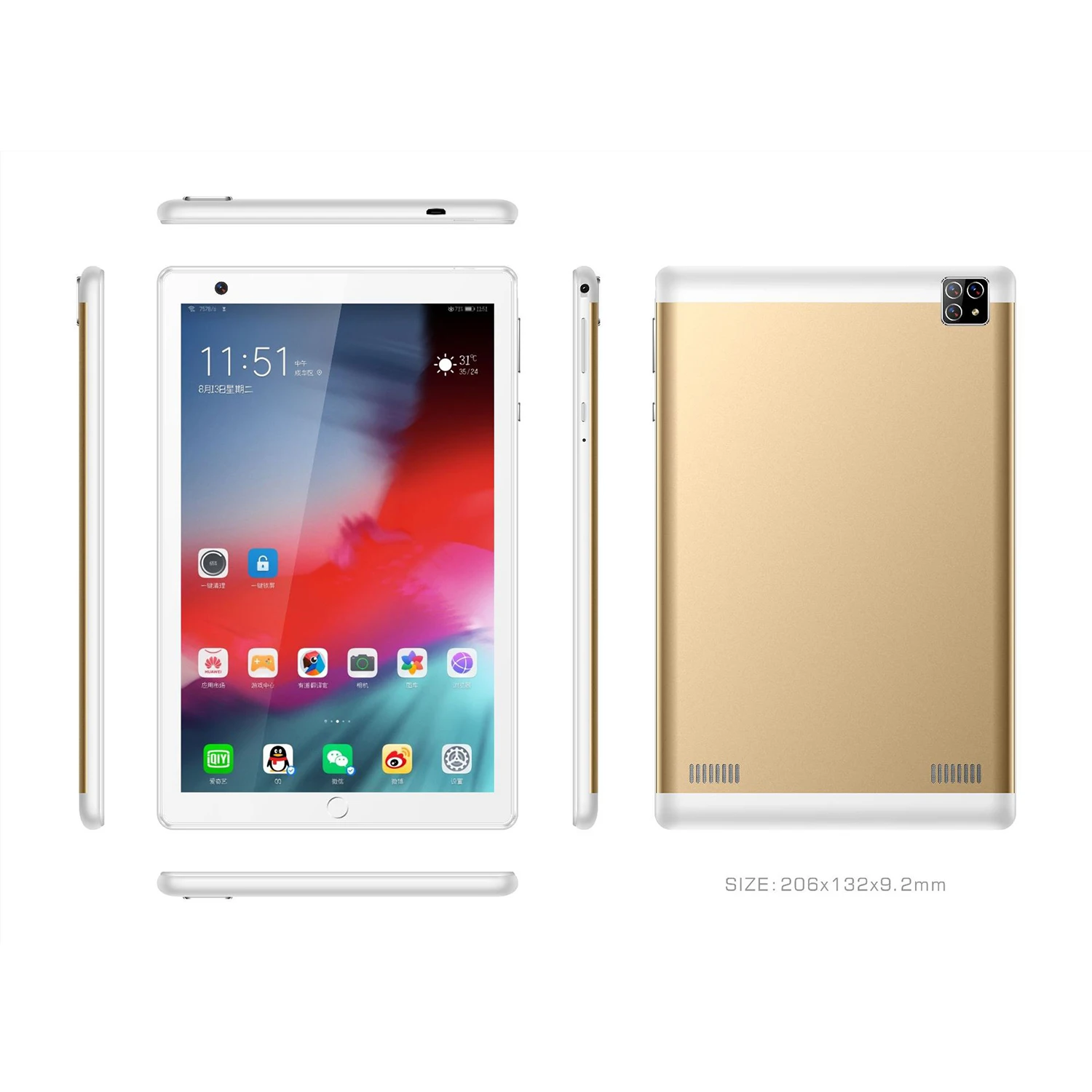 Factory OEM ODM 8inch tablet pc 4000mAh big battery educational tablet for children 1280*800IPS tablet