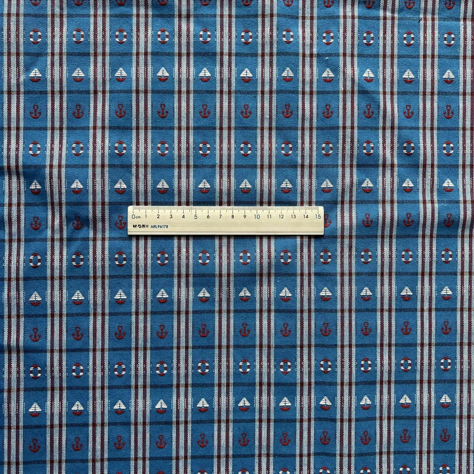 Fashion wholesale price British style stripe woven jacquard blend 60 polyester 40 cotton fabric for clothing