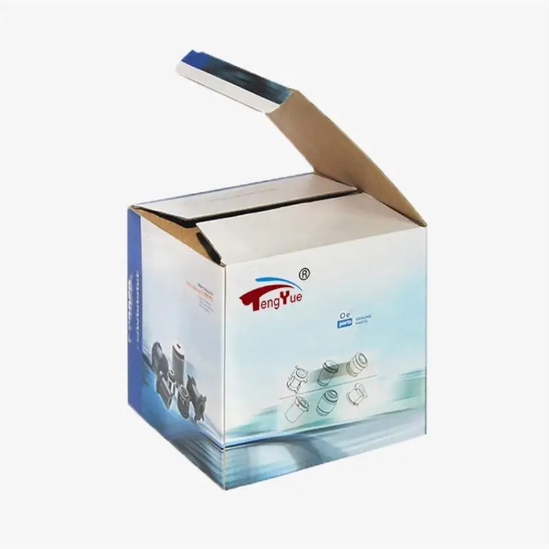 Rectangular Industry Wholesale Price Matt Lamination Corrugated Paper Boxes Automatic Bottom Box