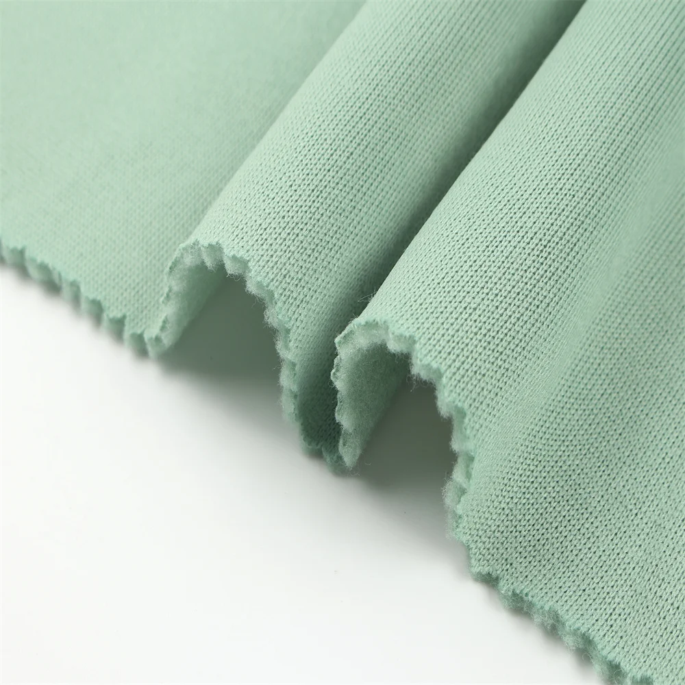 ZM002 Free Sample Sweat Fabric 100 Polyester Polar Fleece Fabric Zipper Suits Hoodies Bruins Fleece Fabric