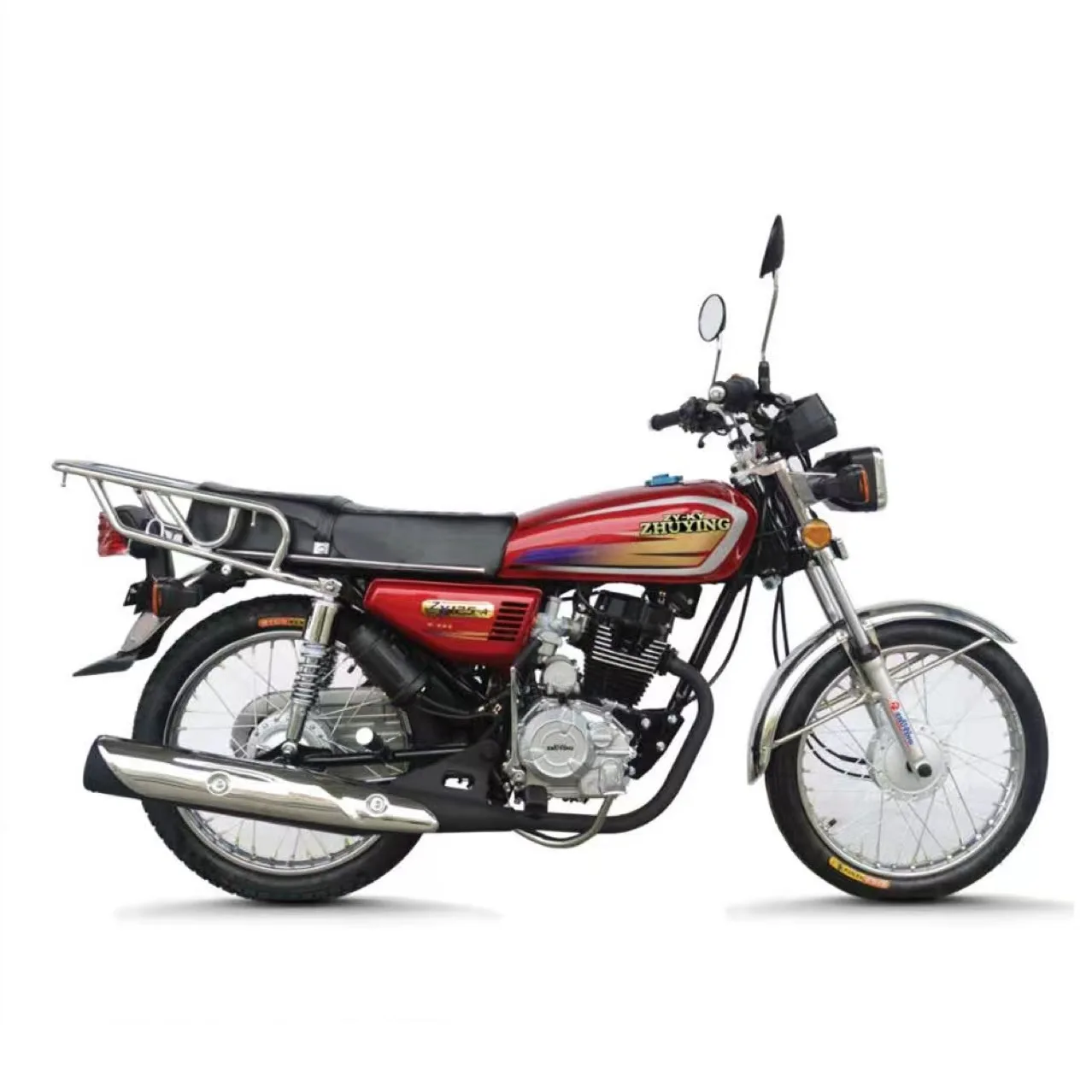 Hot Sale Cheap High Quality Single Cylinder Bajaj Boxer Motorcycle Street Legal Dirt Bike ATV Other BM100 4 Strokes Customizable