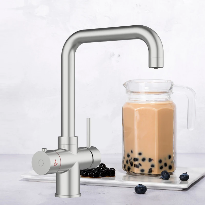 2022 D style chilled carbonated water tap with boiling water function