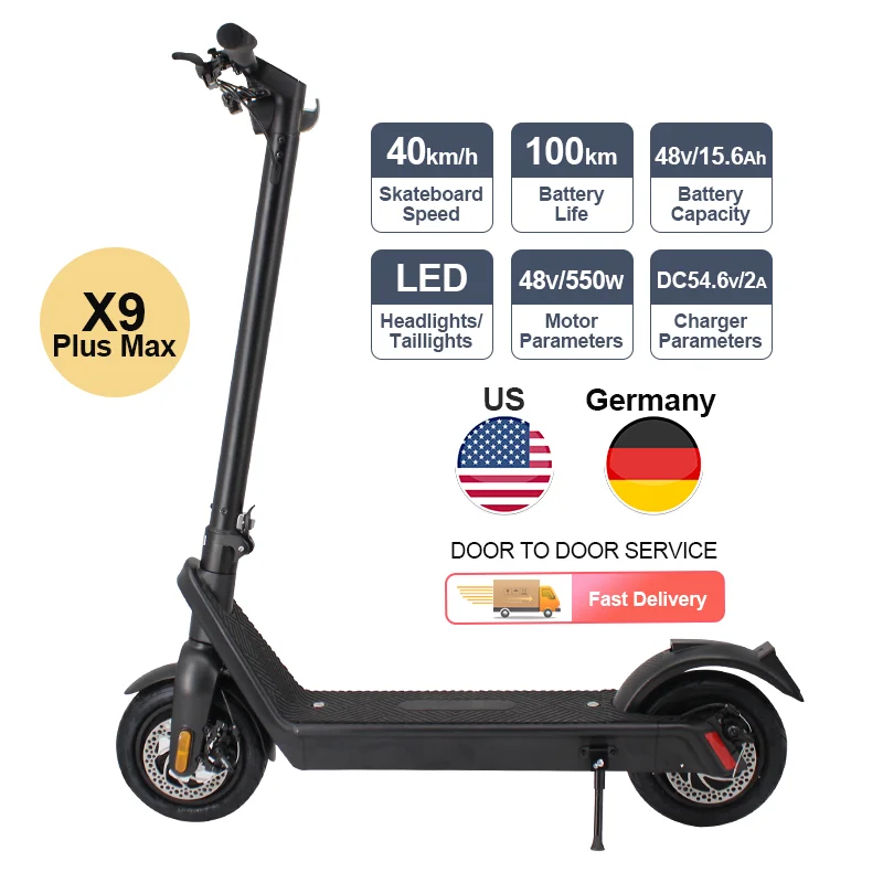 Iparwa UK EU Germany Warehouse Direct Top Quality Free Tax Long Range E Scooter With Removable Battery