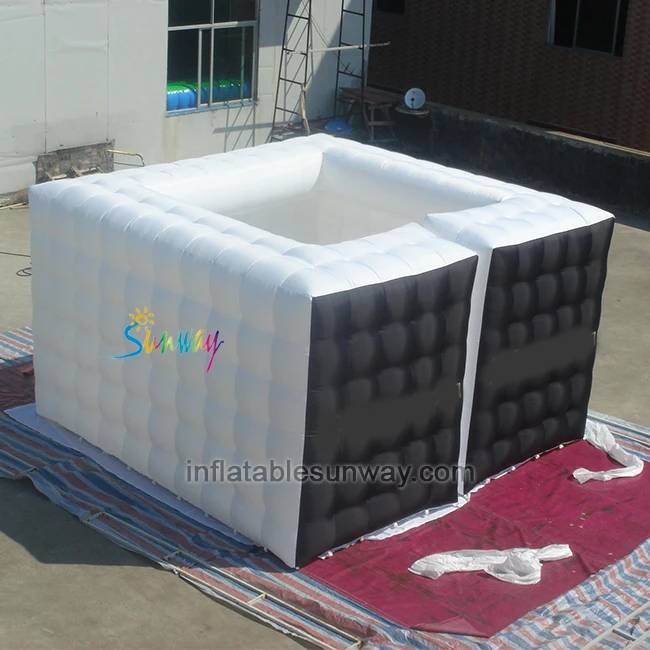 3x3 м Мини кубическая структура надувная коробка палатка
