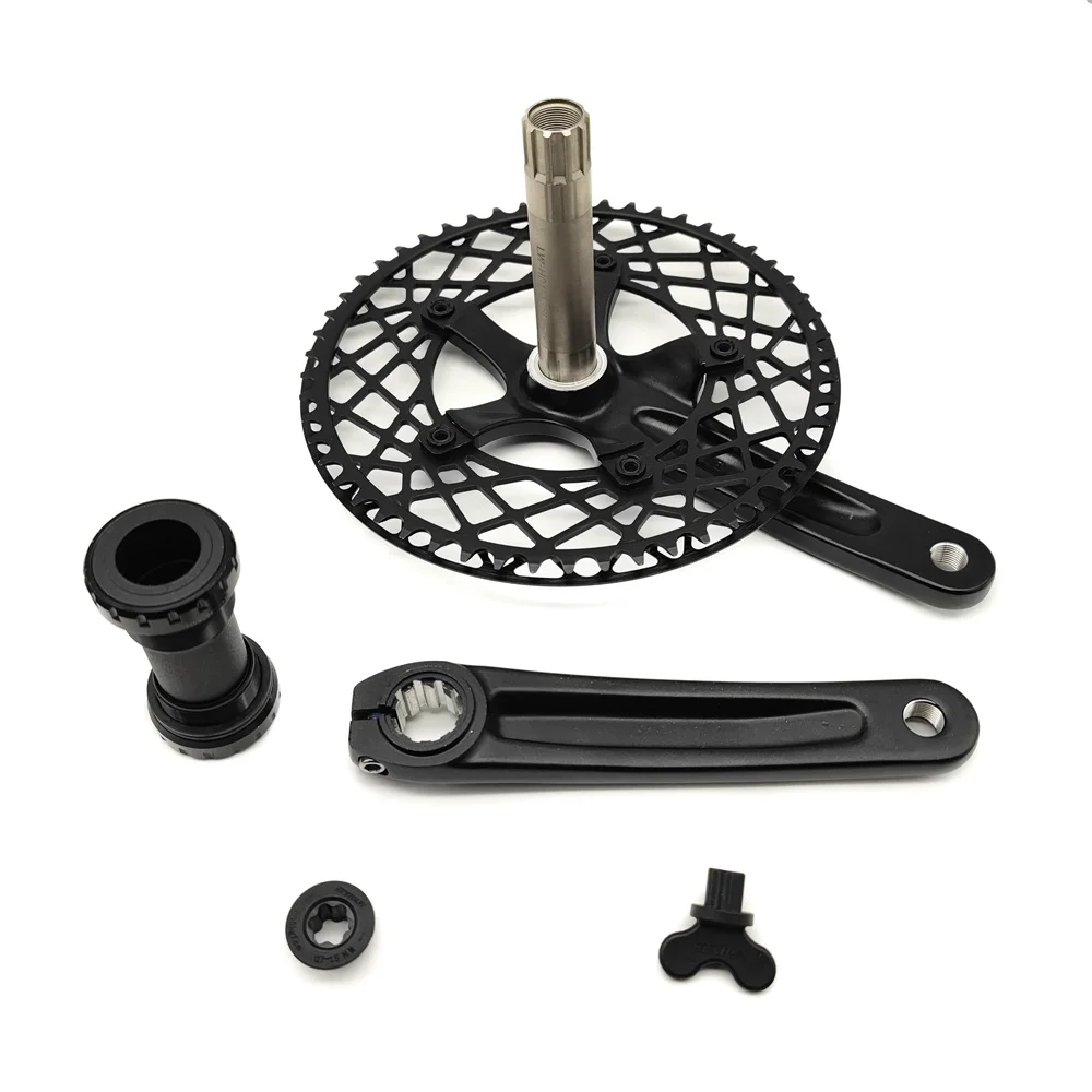 Folding bike GANIEL-G6011-G1 SUNRUN CHIWAVE 53T CNC Chainwheel Mountain bicycle crankset