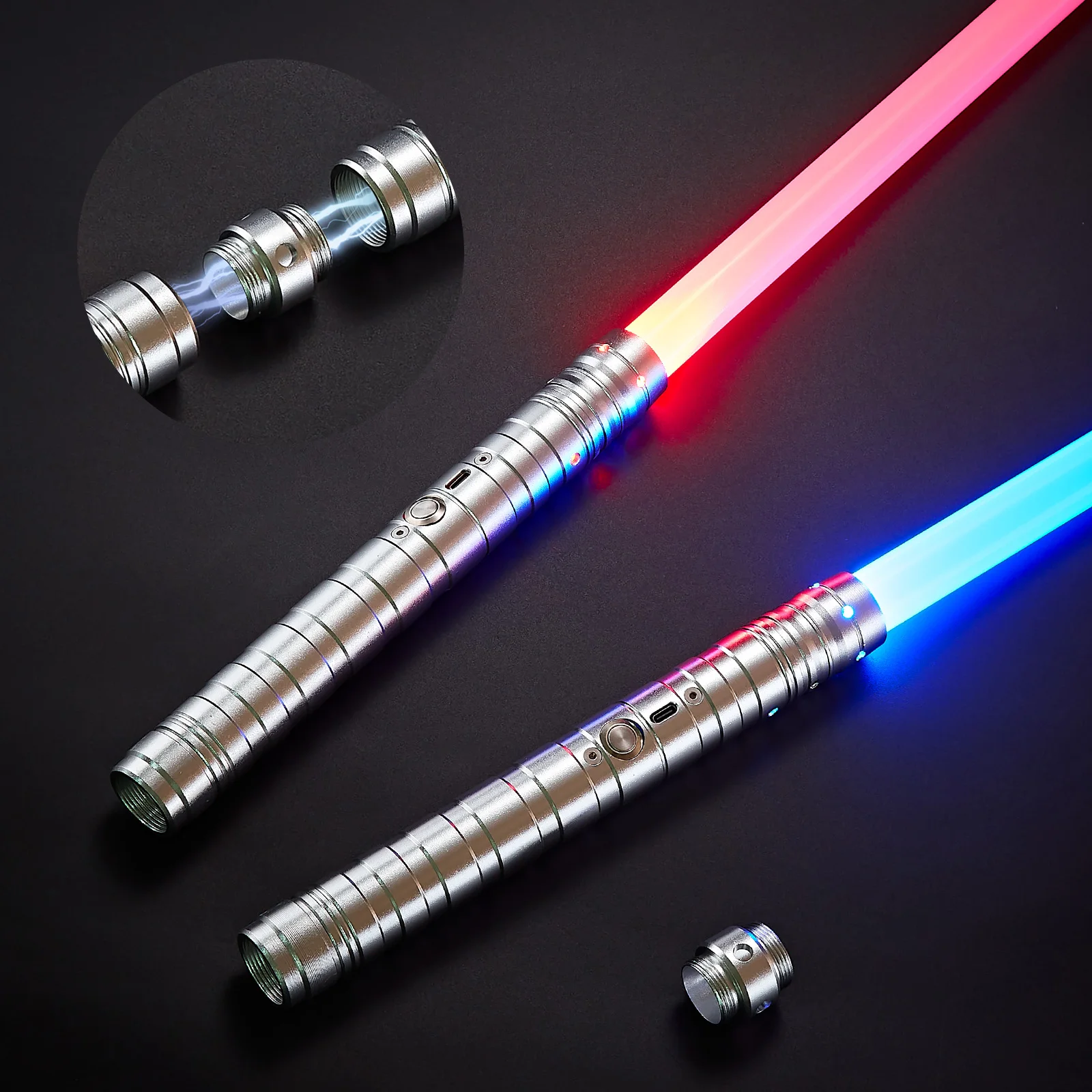 2023 Hot Sale  Light-saber Sound Kids Laser Sword Led Flashing Colorful Light-Up Toy Swords Light Saber