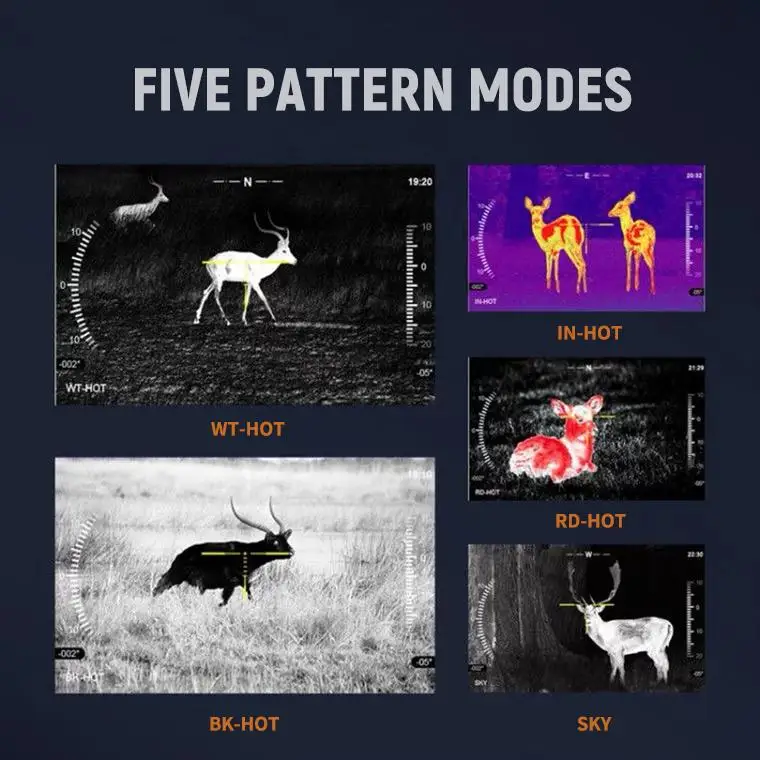 Оптический прибор ночного видения MRKJ с дальним радиусом действия, объектив 50 мм с разрешением 640*480, тепловизор