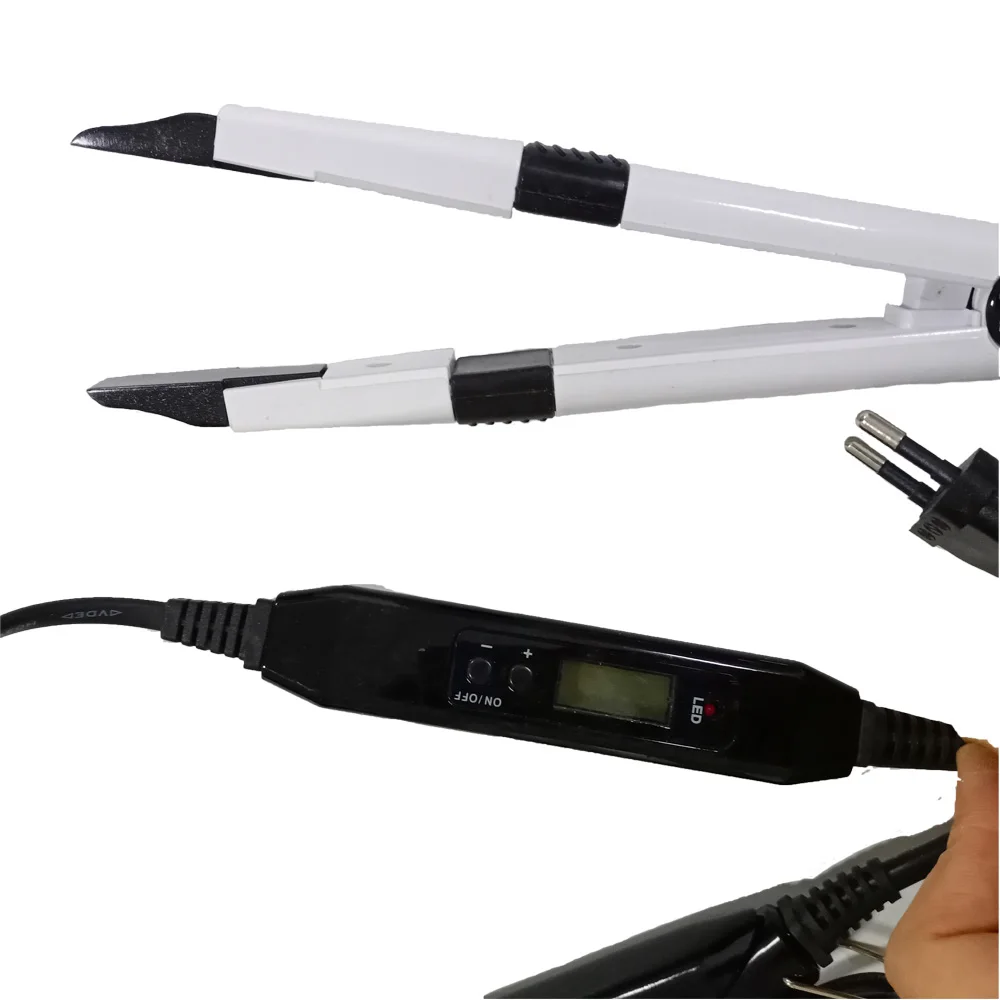 Professional Pre-bonded Fusion Loof Keratin Hair Extension Iron/Connector