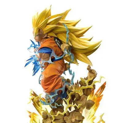 Popular Anime DBZ Super Saiyan Son Goku 25CM Action Figure PVC Model cartoon toy