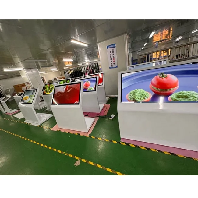 32 43 55 inch Horizontal Portable Interactive Panel Touch Screen Digital LCD Smart Information Kiosk