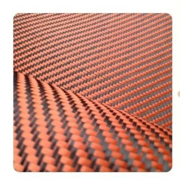 12K Toray T700 Aramid Carbon Fiber Hybrid Plain Weave Fabric for Airplane Fuselage (1600169959885)