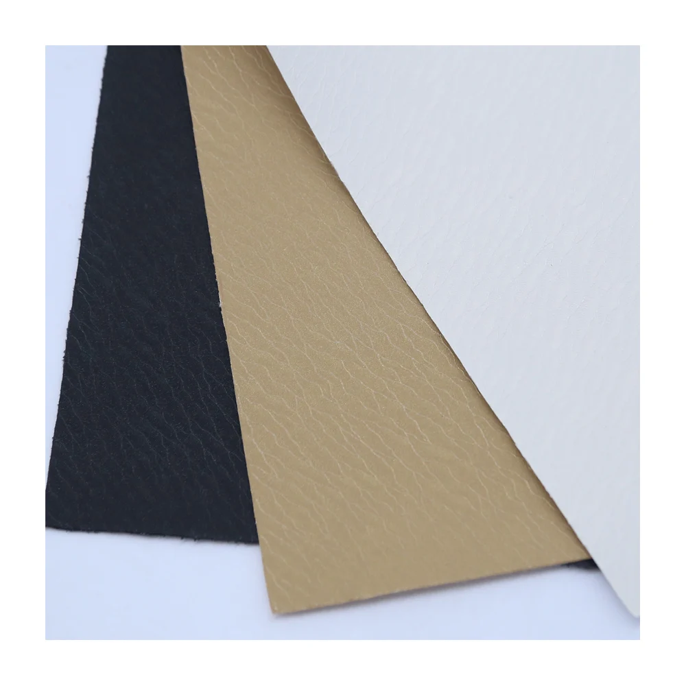 Free Sample Waterproof Release Paper Pattern High F Backing PU Synthetic Leather For Making Shoe Upper