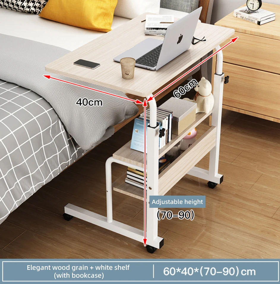 The Newest Wooden Laptop Stand Movable Table Home Office Mini Furniture For Working/Studying