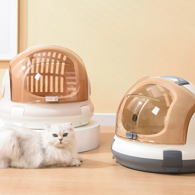 Pakeway Portable Pet Cat Carrier Outdoor Plastic Dog Pet Cages Carriers Car Travel box