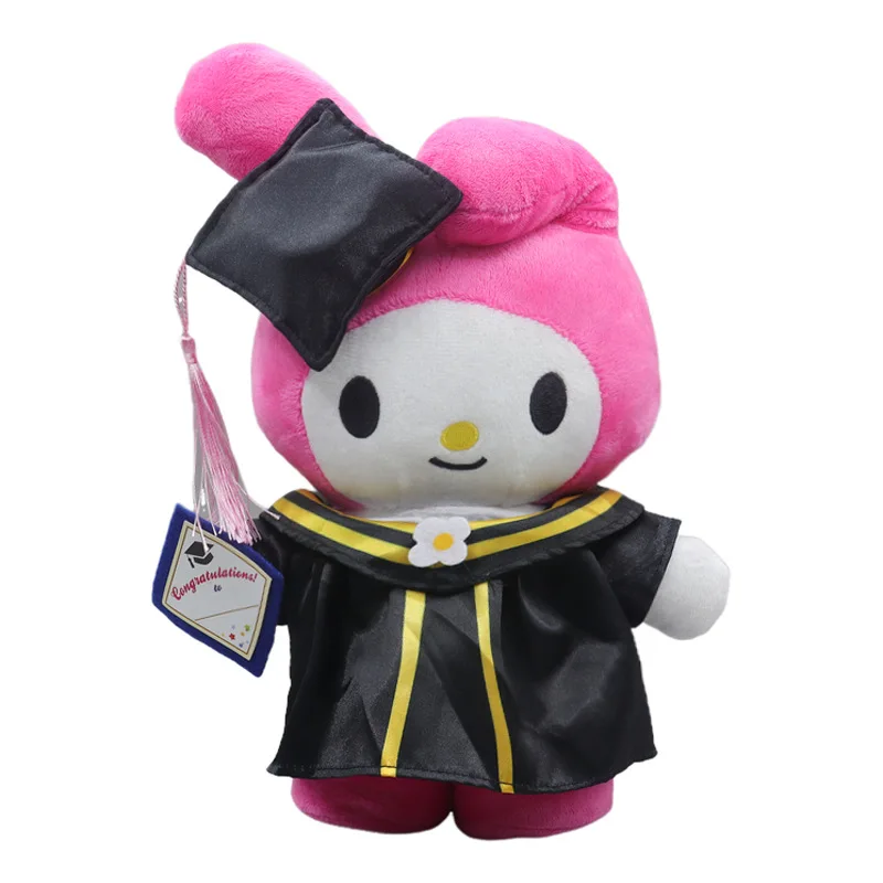Hot Selling Anime Soft Pink Kuromi Cinnamoroll Sanrios My Melody Kawaii Cute Backpack Plush Doll Toys For Birthday Gifts