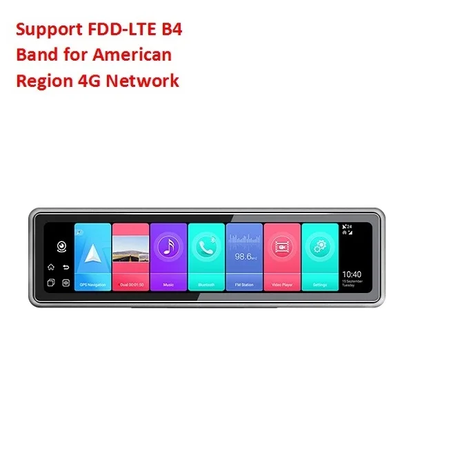 T88 B4 band for American Region 4G network Android 9.0 MDVR 4 Channel Dash Camera DVR  WIFI GPS Navigation fleet management