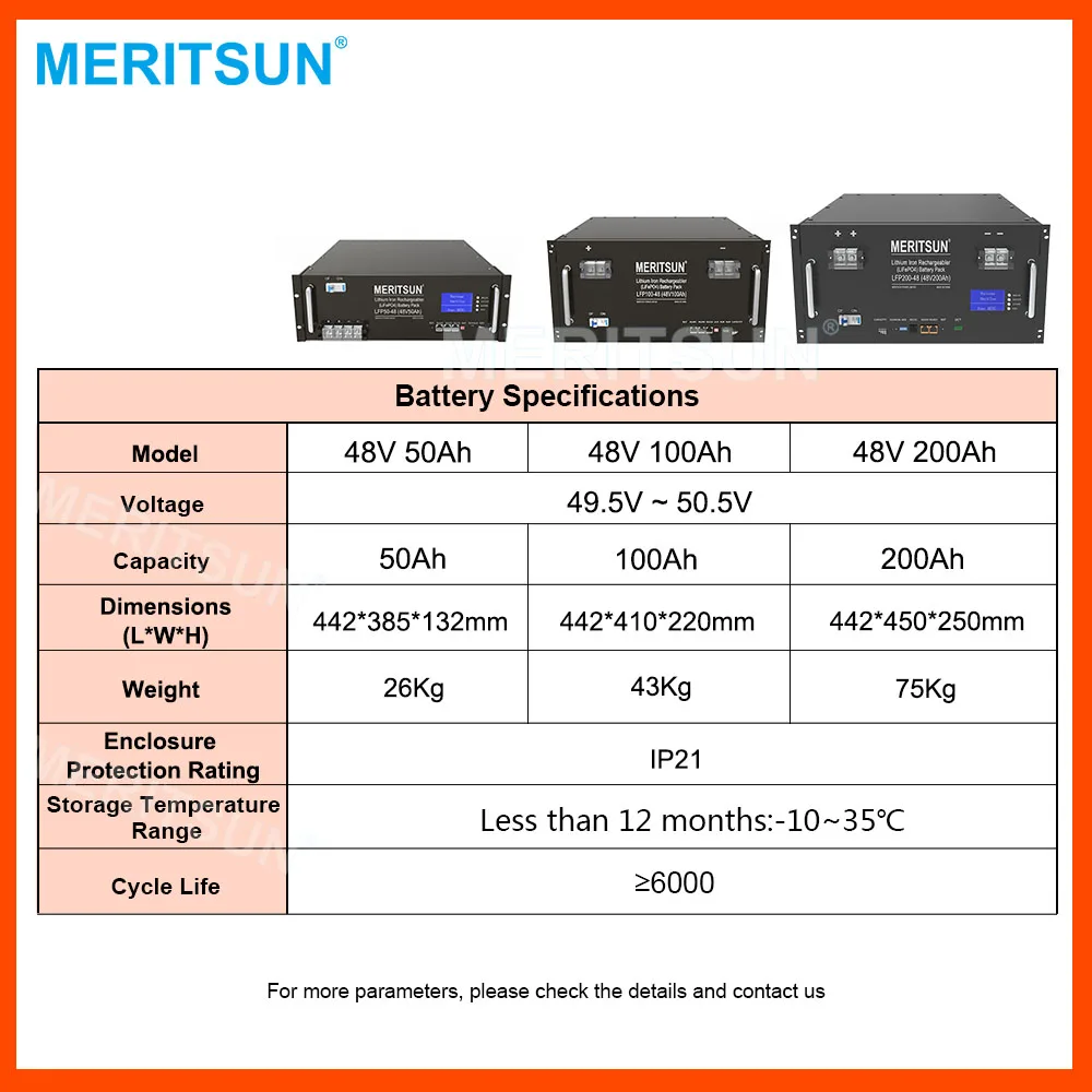 Lithium Ion Ito Battery Rechargeable Batteries 48v 100ah 200ah Lifepo4 Lithium Battery