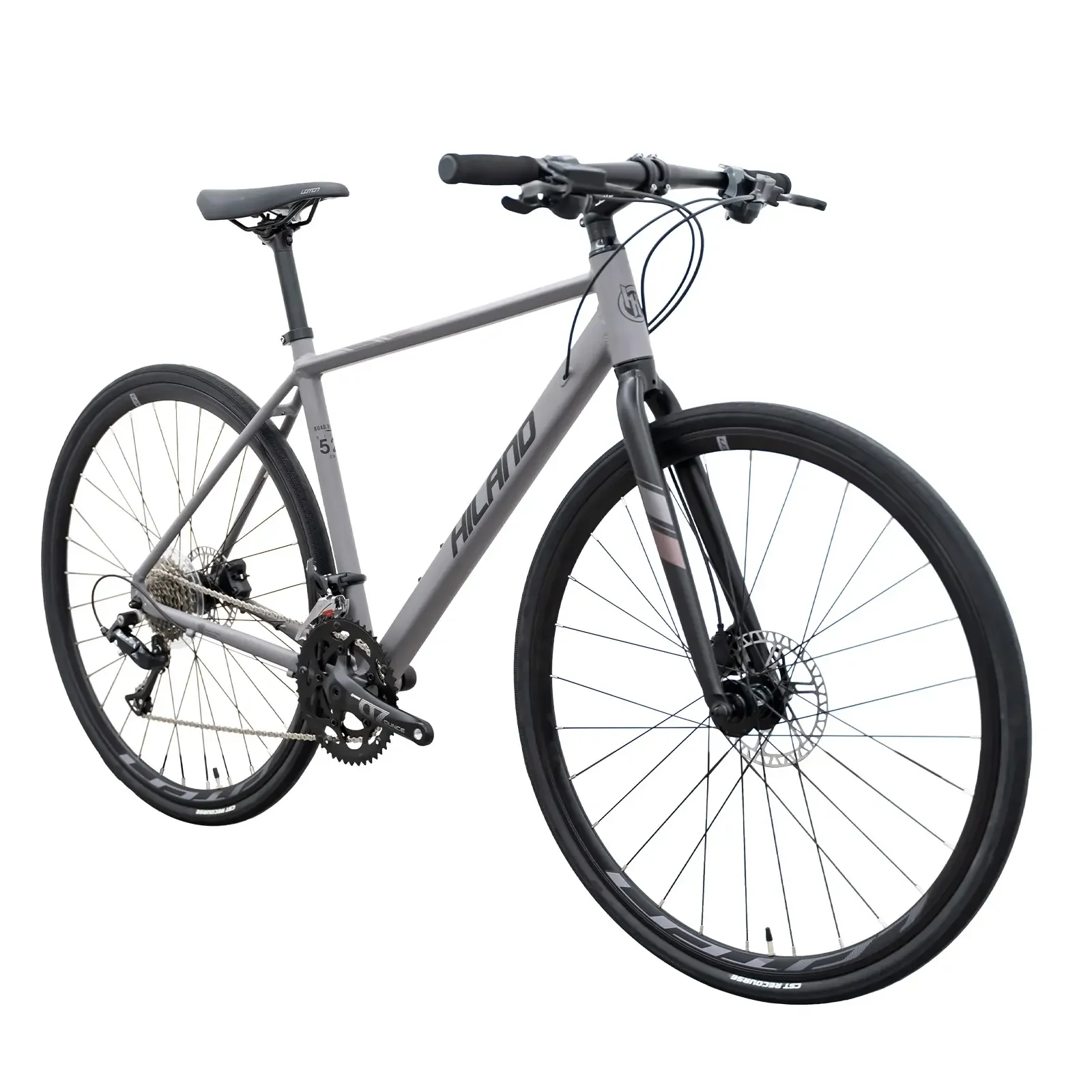 JOYKIE HILAND High Quality  700cc 9 Speed Aluminum Alloy Disc Brake Road Bike Bicycle for Adult