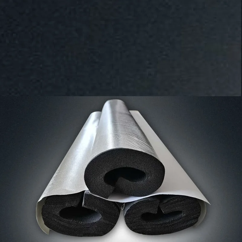 76mm dia black nitrile rubber foam tube pipe rubber NBR foam sheet rubber foam insulation sheet for hvac system