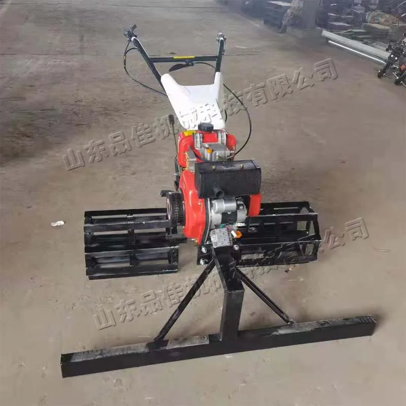 Indoor and outdoor road and bridge project floor small portable hand push drum concrete paver