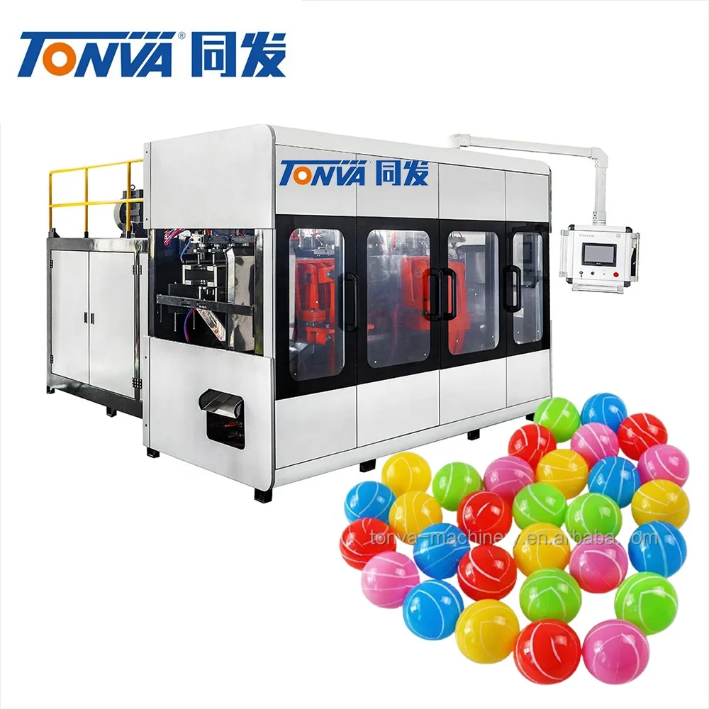 plastic toy ball sea ball multy color making machine blowing molds  fully automatic production