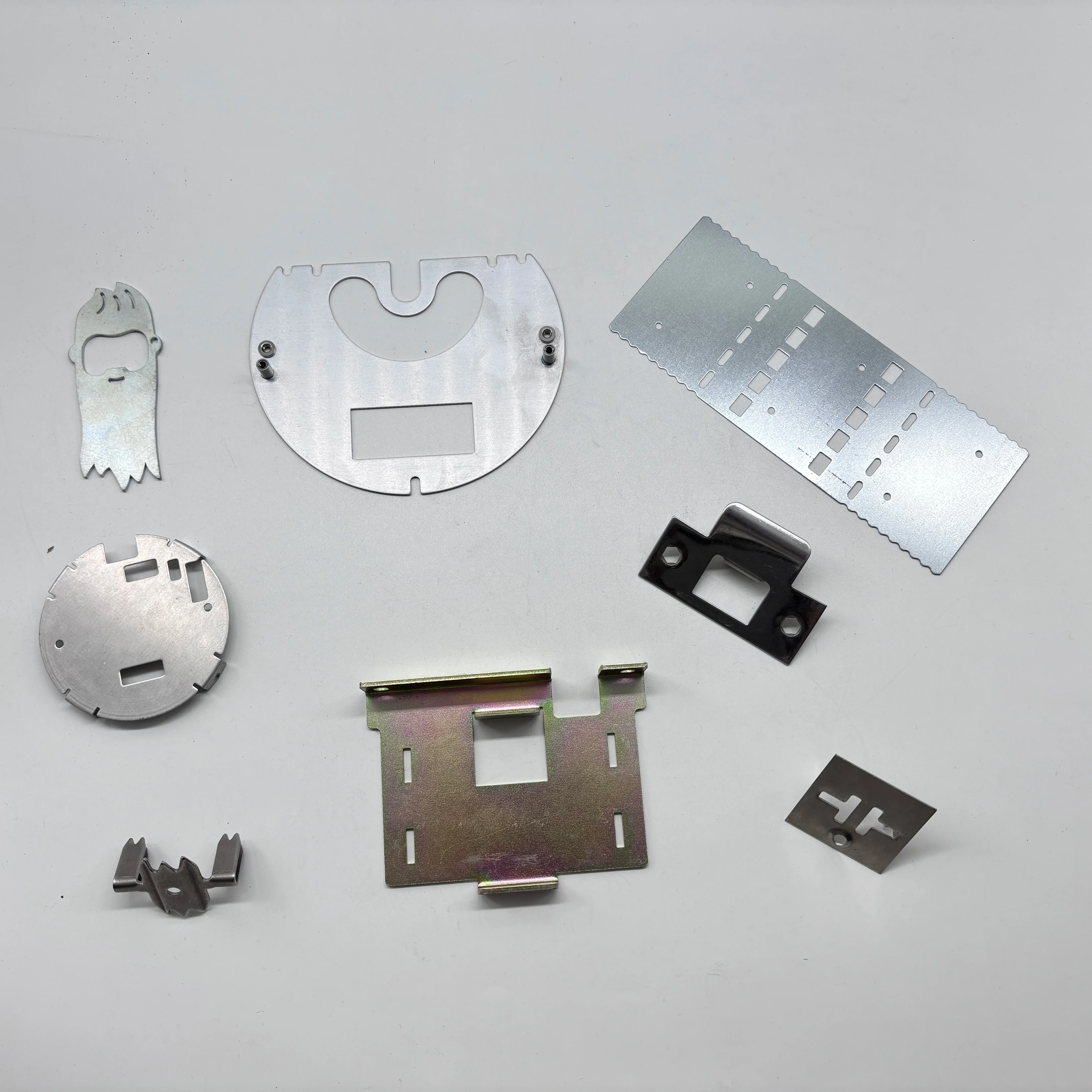 Laser Cut Sheet Metal Fabrication for Stainless Steel Aluminium Iron Brass Shells Including Stamping and Bending Process