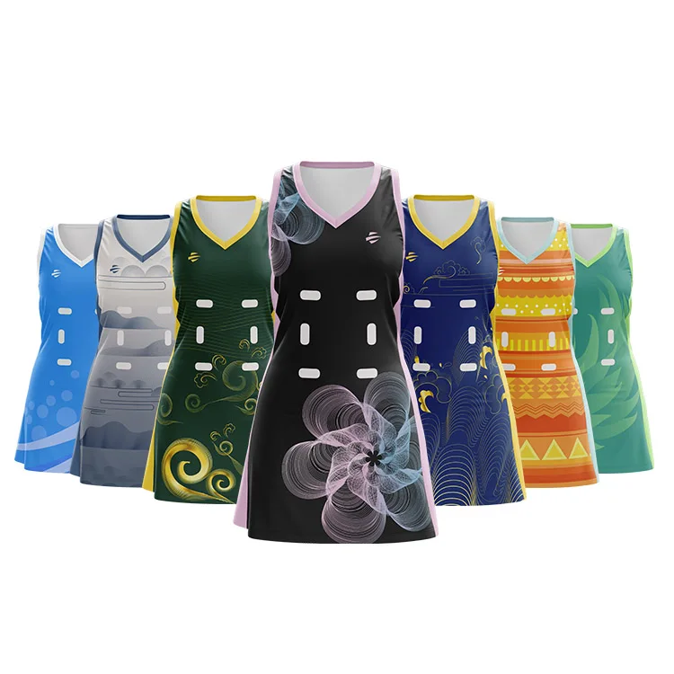 Оптовая продажа, пользовательская сублимационная одежда для нетбола