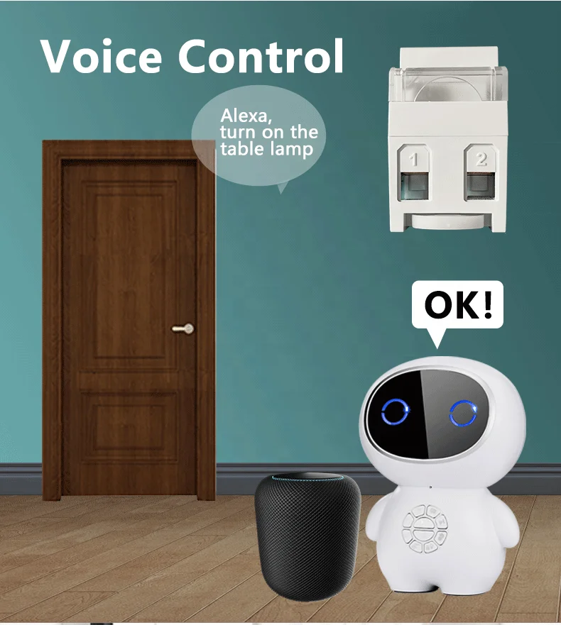 ZOII Electric OEM Tuya 5(60)A 110V 230V Single phase Din rail  WIFI smart energy meter Digital Electricity Meter TImer