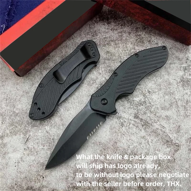 Clash 1605 Nylon wave fibre Handle Pocket Knife Camping EDC Hunting Tactical Folding Knives