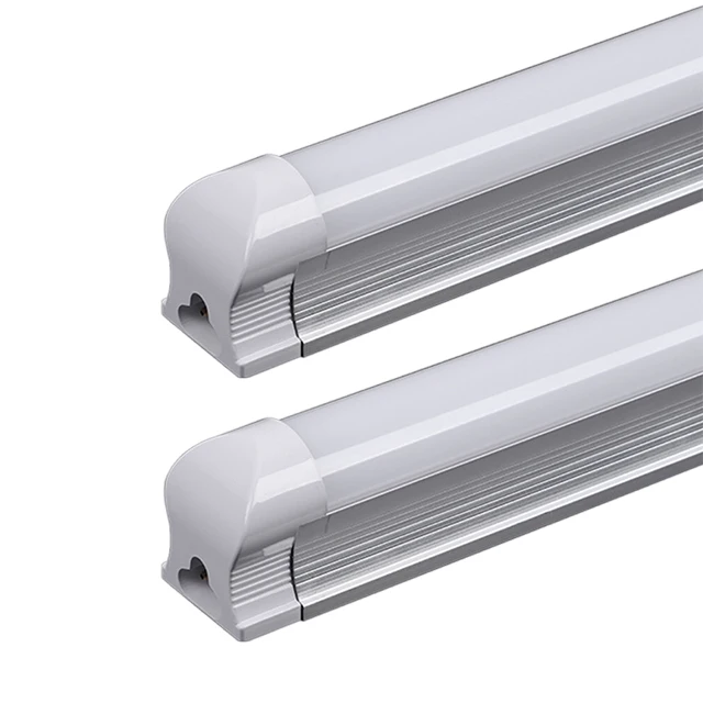 US Warehouse Stock 4FT 8FT 36W 60W Super Bright Led Tube V Shape Double Led Chips T8 T5 Integrated Tube Light Fixture For Office